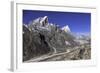 The Himalayan Peaks of Taboche and Arakam Tse Above the Chola Valley in Sagarmatha National Park-John Woodworth-Framed Photographic Print