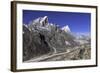 The Himalayan Peaks of Taboche and Arakam Tse Above the Chola Valley in Sagarmatha National Park-John Woodworth-Framed Photographic Print