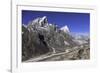 The Himalayan Peaks of Taboche and Arakam Tse Above the Chola Valley in Sagarmatha National Park-John Woodworth-Framed Photographic Print