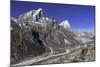 The Himalayan Peaks of Taboche and Arakam Tse Above the Chola Valley in Sagarmatha National Park-John Woodworth-Mounted Photographic Print