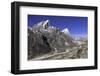 The Himalayan Peaks of Taboche and Arakam Tse Above the Chola Valley in Sagarmatha National Park-John Woodworth-Framed Photographic Print