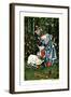 The Hind in the Wood, In the Forest, c.1900-Walter Crane-Framed Art Print