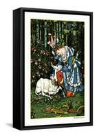 The Hind in the Wood, In the Forest, c.1900-Walter Crane-Framed Stretched Canvas