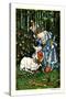 The Hind in the Wood, In the Forest, c.1900-Walter Crane-Stretched Canvas