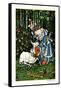 The Hind in the Wood, In the Forest, c.1900-Walter Crane-Framed Stretched Canvas