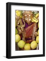 The Hindu Goddess Durga at Diwali Celebration at the Paris Ganesh Temple, Paris, France, Europe-Godong-Framed Photographic Print