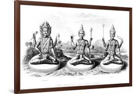 The Hindu Trinity, C1800-null-Framed Giclee Print