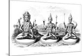 The Hindu Trinity, C1800-null-Stretched Canvas