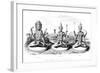 The Hindu Trinity, C1800-null-Framed Giclee Print