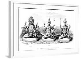 The Hindu Trinity, C1800-null-Framed Giclee Print