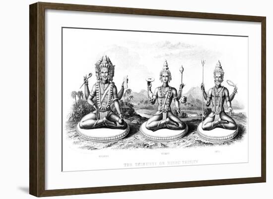 The Hindu Trinity, C1800-null-Framed Giclee Print