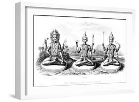 The Hindu Trinity, C1800-null-Framed Giclee Print