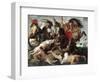 The Hippo Hunt-Peter Paul Rubens-Framed Giclee Print