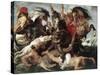 The Hippo Hunt-Peter Paul Rubens-Stretched Canvas