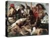 The Hippo Hunt-Peter Paul Rubens-Stretched Canvas