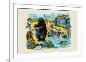 The Hippo's Costume Was Too Small by Half-null-Framed Premium Giclee Print