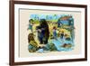 The Hippo's Costume Was Too Small by Half-null-Framed Premium Giclee Print