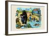 The Hippo's Costume Was Too Small by Half-null-Framed Art Print