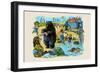 The Hippo's Costume Was Too Small by Half-null-Framed Art Print