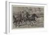 The Hippodrome at Olympia, the National Agricultural Hall, Kensington, the Chariot-Race-null-Framed Premium Giclee Print