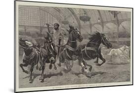 The Hippodrome at Olympia, the National Agricultural Hall, Kensington, the Chariot-Race-null-Mounted Giclee Print