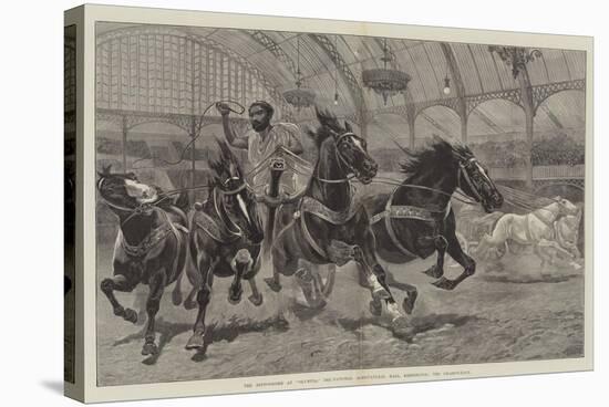 The Hippodrome at Olympia, the National Agricultural Hall, Kensington, the Chariot-Race-null-Stretched Canvas