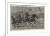 The Hippodrome at Olympia, the National Agricultural Hall, Kensington, the Chariot-Race-null-Framed Premium Giclee Print