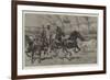 The Hippodrome at Olympia, the National Agricultural Hall, Kensington, the Chariot-Race-null-Framed Premium Giclee Print