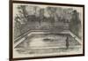 The Hippopotamus in His New Bath in the Zoological Society's Gardens, Regent's Park-null-Framed Giclee Print