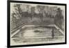 The Hippopotamus in His New Bath in the Zoological Society's Gardens, Regent's Park-null-Framed Giclee Print