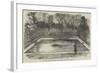 The Hippopotamus in His New Bath in the Zoological Society's Gardens, Regent's Park-null-Framed Giclee Print