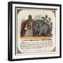 The Hippopotamus Now Exhibiting in the Gardens of the Zoological Society Print-null-Framed Premium Giclee Print