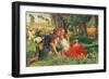 The Hireling Shepherd, 1851-William Holman Hunt-Framed Giclee Print