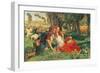 The Hireling Shepherd, 1851-William Holman Hunt-Framed Giclee Print