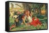 The Hireling Shepherd, 1851-William Holman Hunt-Framed Stretched Canvas