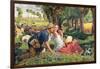 The Hireling Shepherd-William Holman Hunt-Framed Giclee Print