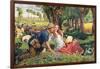 The Hireling Shepherd-William Holman Hunt-Framed Giclee Print