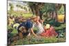 The Hireling Shepherd-William Holman Hunt-Mounted Giclee Print