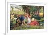 The Hireling Shepherd-William Holman Hunt-Framed Giclee Print