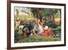 The Hireling Shepherd-William Holman Hunt-Framed Giclee Print