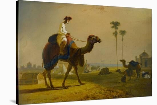 The Hirkarrah Camel (A Scene in the East Indies), 1832-William Daniell-Stretched Canvas