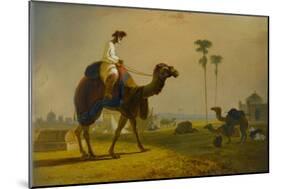 The Hirkarrah Camel (A Scene in the East Indies), 1832-William Daniell-Mounted Giclee Print