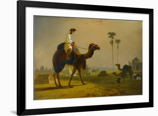 The Hirkarrah Camel (A Scene in the East Indies), 1832-William Daniell-Framed Giclee Print