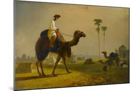 The Hirkarrah Camel (A Scene in the East Indies), 1832-William Daniell-Mounted Giclee Print