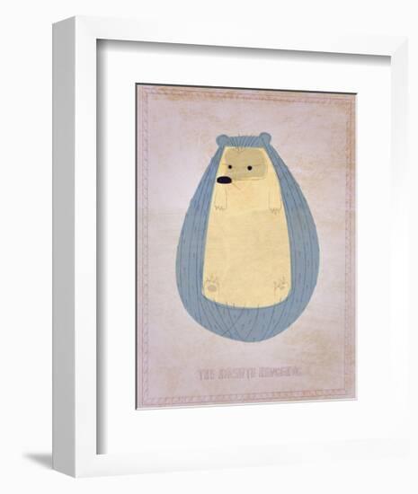 The Hirsute Hedgehog-John Golden-Framed Giclee Print