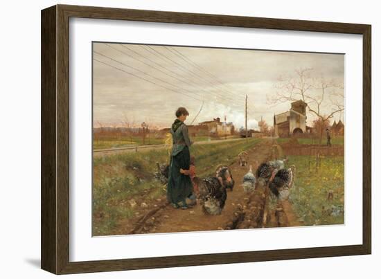 The Hiss of Steam-Angiolo Tommasi-Framed Giclee Print