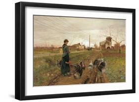 The Hiss of Steam-Angiolo Tommasi-Framed Giclee Print