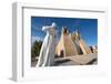 The historic adobe San Francisco de Asis church in Taos, New Mexico, USA-Shanna Baker-Framed Photographic Print