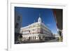 The historic Allied Press Building on the corner of Cumberland Street and Stuart Street, Dunedin, O-Ruth Tomlinson-Framed Photographic Print