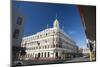 The historic Allied Press Building on the corner of Cumberland Street and Stuart Street, Dunedin, O-Ruth Tomlinson-Mounted Photographic Print